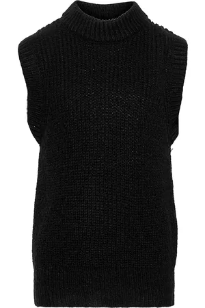 CostBart Cbotina Slipover Tops Vests Black
