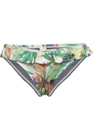 Underprotection Zenia Bikini Briefs Creme Swimwear Bikinis Bikini Bottoms Bikini Briefs Multi/patterned
