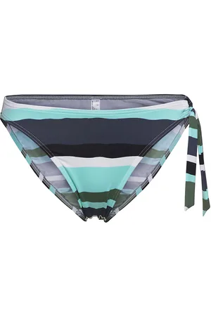ESPRIT Mini Briefs With Stripes Swimwear Bikinis Bikini Bottoms Bikini Briefs Blue