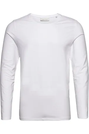Casual Friday Cftheo Ls Tee Tops T-shirts Long-sleeved White