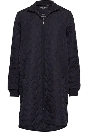 Ilse Jacobsen Padded Quilt Coat Vattert Jakke Blue