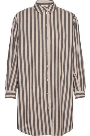 Object Objelie L/S Long Shirt A Fair .C Tops Shirts Long-sleeved Multi/patterned