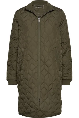 Ilse Jacobsen Padded Quilt Coat Vattert Jakke Green