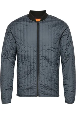 Mads Norgaard Quilt Janus Jacket Vattert Jakke Navy