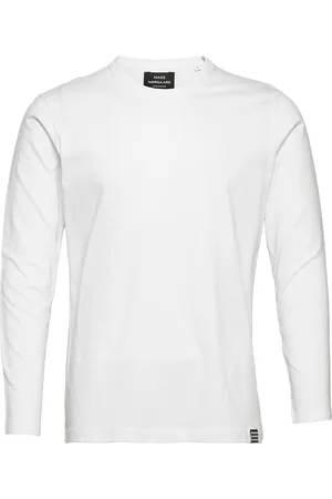 Mads Norgaard Organic Thor Tee Ls Tops T-shirts Long-sleeved White