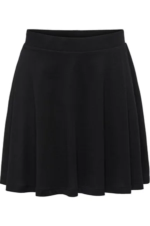 ONLY Onlmay Life Skater Skirt Jrs Kort Skjørt Black