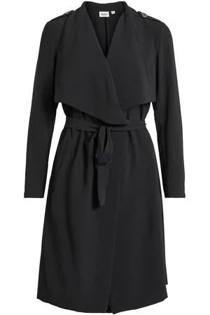 Object Objannlee L/S Jacket Trench Coat Kåpe Black