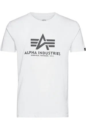 Alpha Industries Basic T-Shirt Designers T-shirts Short-sleeved White