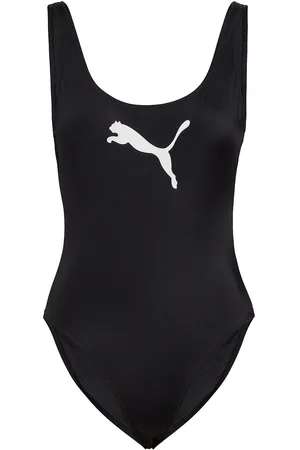 PUMA Women Swimsuit 1P Sport Swimsuits Black