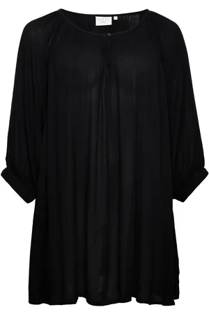 Kaffe Kcami 3/4 Sl Tunic Tops Tunics Black