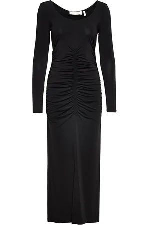 Notes Du Nord Melanie Midi Dress Maxikjole Festkjole Black