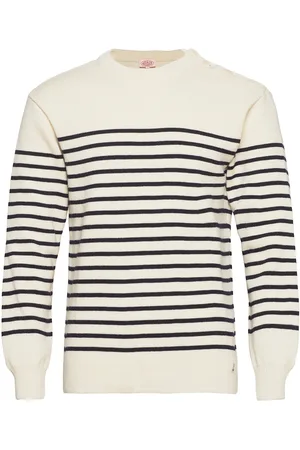 Armor.lux Mariner Sweater "Molène" Tops Knitwear Round Necks Pink
