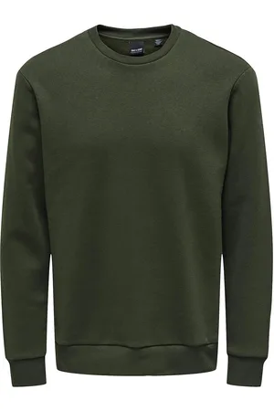 Only & Sons Onsceres Crew Neck Noos Tops Sweat-shirts & Hoodies Sweat-shirts Green