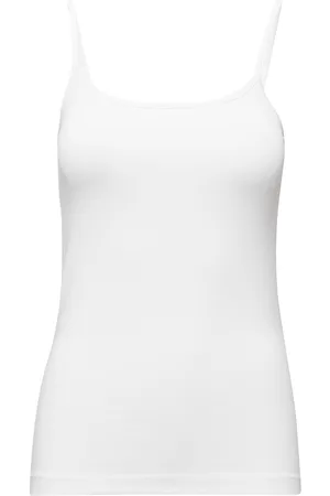 Samsøe Samsøe Talla Strap Top 265 Tops T-shirts & Tops Sleeveless White