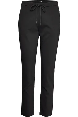 Ivy Copenhagen Ivy-Alice Sports Pant Bottoms Trousers Slim Fit Trousers Black