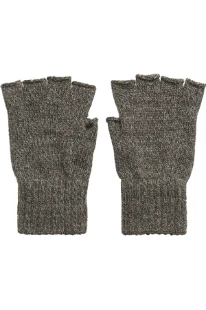Barbour Fingerless Glo Designers Gloves Finger Gloves Green