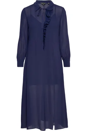 Ted Baker Faithiy Knelang Kjole Navy