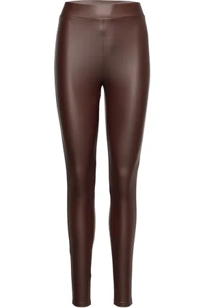 ONLY Onlcool Coated Legging Noos Jrs Bottoms Leggings Brown