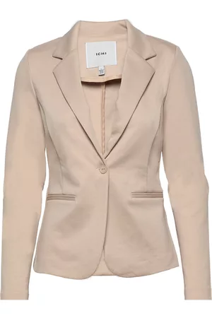 Ichi Ihkate Bl Blazers Single Breasted Blazers Beige