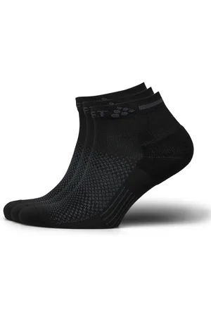 Craft Core Dry Mid Sock 3-Pack Sport Socks Footies-ankle Socks Black