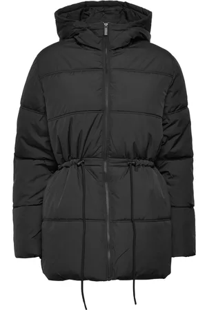 SELECTED Slfalina Puffer Jacket B Fôret Jakke Black