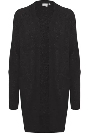 Ichi Ihkamara Ca2 Tops Knitwear Cardigans Black
