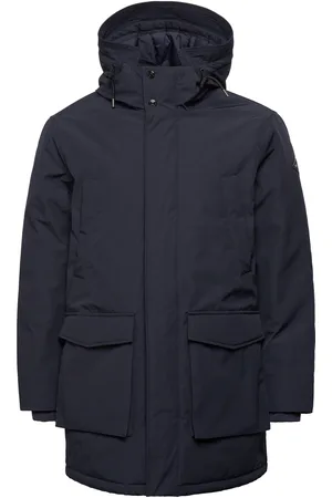 Replay Jacket Relaxed Parkas Jakke Navy
