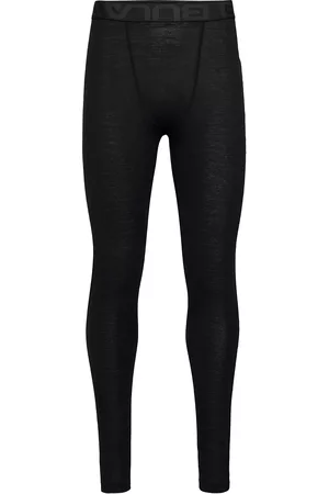 Bula Camo Merino Wool Pants Sport Base Layer Bottoms Black