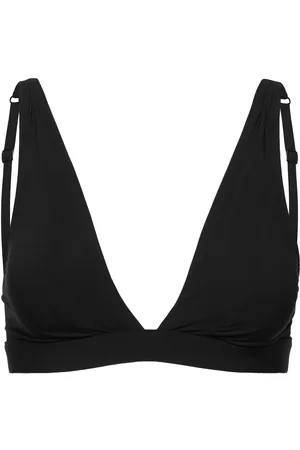 Chantelle Inspire Wirefree Plunge Bra Swimwear Bikinis Bikini Tops Triangle Bikinitops Black