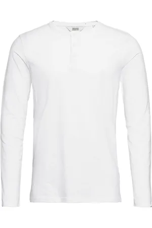 Solid Sdvinton Tee Ls Tops T-shirts Long-sleeved White
