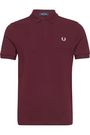 Fred Perry The Shirt Tops Polos Short-sleeved Burgundy