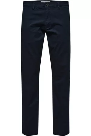 SELECTED Slh175-Slim New Miles Flex Pant Noos Bottoms Trousers Chinos Navy
