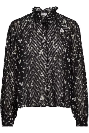 Samsøe Samsøe Karookhi Blouse 14573 Tops Blouses Long-sleeved Black
