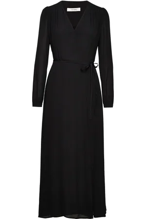 Ivy & Oak Wrap Dress Maxikjole Festkjole Black