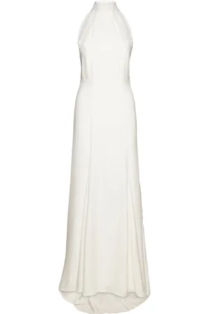 Ivy & Oak Maxi Length Neckholder Dress Maxikjole Festkjole White