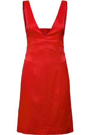 Ivy & Oak Long Mini Length Strap Dress Kort Kjole Red