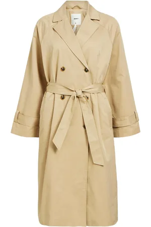 Object Objclara Keily Trench Coat Noos Trench Coat Kåpe Beige