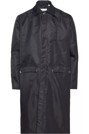 HAN Kjøbenhavn Herre Trenchcoats - Nylon Square Coat Trench Coat Kåpe Marineblå