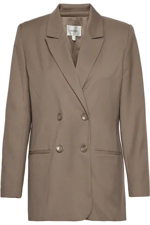 Gestuz Paulagz Blazer Noos Blazers Double Breasted Blazers Khaki Green