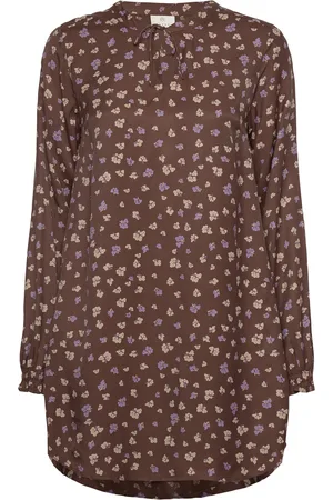 Kaffe Bpibbie Tunic Tops Tunics Brown