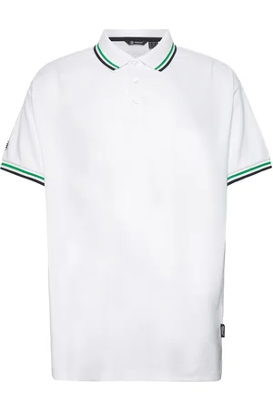 Abacus Mens Pines Polo Sport Polos Short-sleeved White