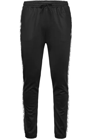 Fred Perry Taped Track Pant Bottoms Sweatpants Black