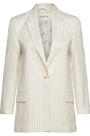 Munthe Jacob Blazers Single Breasted Blazers White
