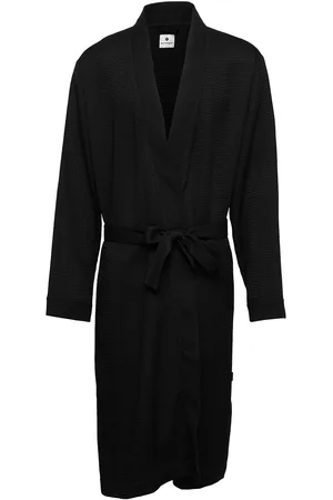 JBS of Denmark Jbs Of Dk Waffel Bathrobe Fsc Morgenkåpe Badekåpe Black