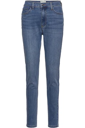Freequent Fqharlow-Je Bottoms Jeans Slim Blue