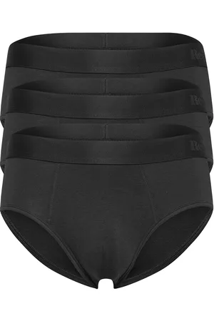 Resteröds Brief 3-Pack Bamboo Fsc Underbukser Y-frontunderbukser Black
