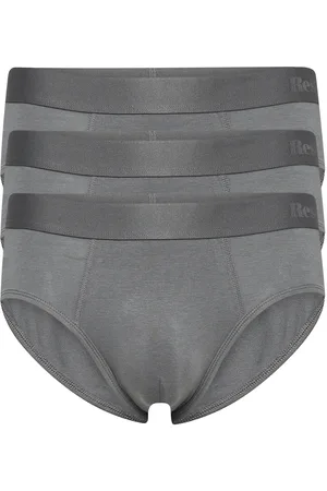 Resteröds Brief 3-Pack Bamboo Fsc Underbukser Y-frontunderbukser Grey