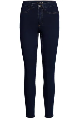 VILA Vijeggy Ana Rw Jegging Dbd - Noos Bottoms Jeans Skinny Blue