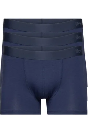 Resteröds Trunk Bamboo 3-Pack Boksershorts Blue