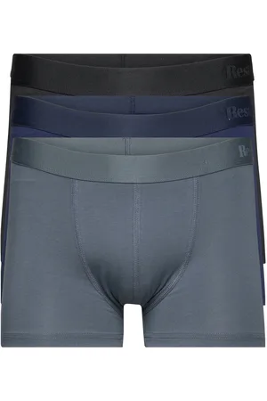 Resteröds Trunk Bamboo 3-Pack Boksershorts Blue